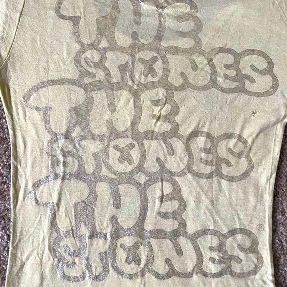 RARE Buddhist Punk Rolling Stones Distressed Shirt Dress - Picture 3 of 4